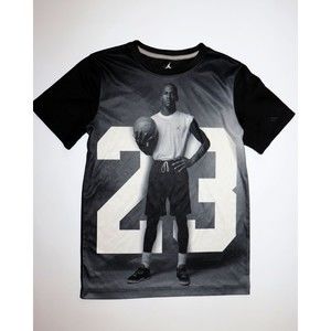 Youth large 12-13 Michael Jordan picture #23 Jumpman basketball t-shirt